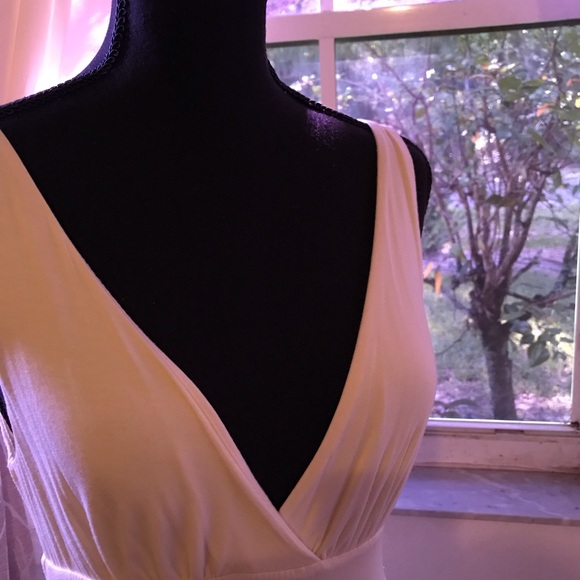 Summer white knit dress - Picture 3 of 3